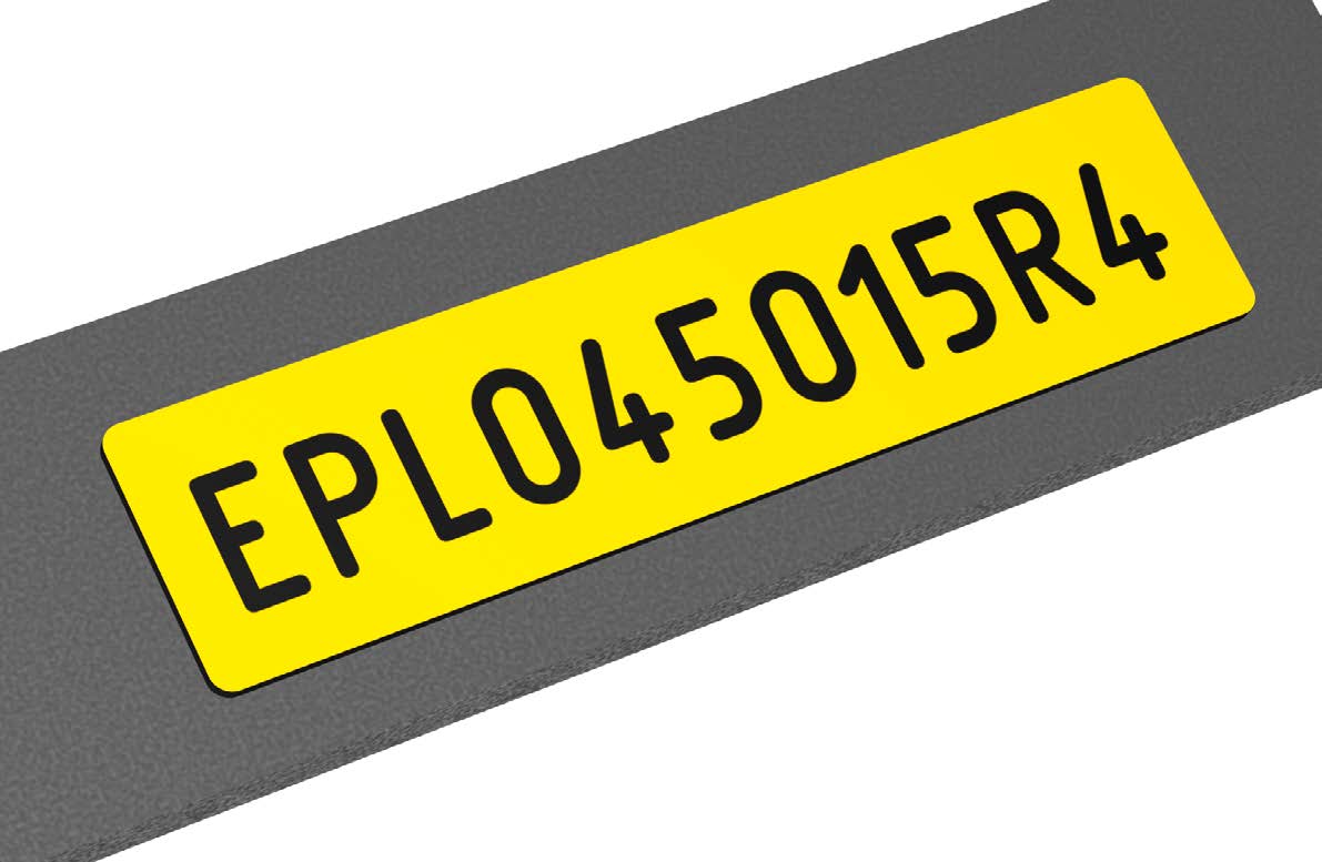 Reinforced Component Labels — Partex label roll family