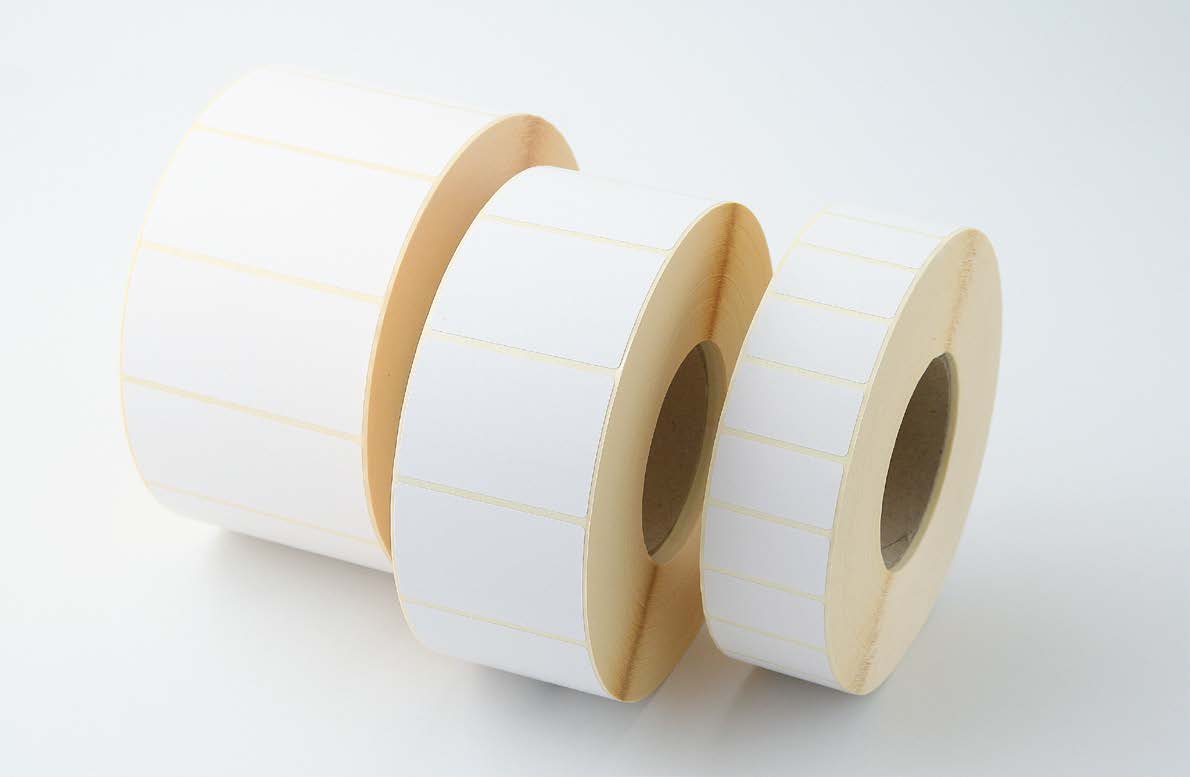 Thermal Labels — Matt White Thermal Paper, Core 76 mm — Partex label roll