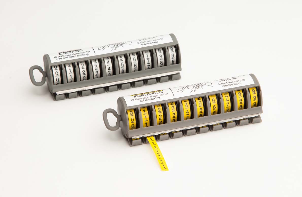 MT251 Cartridges with Adhesive Tape — Partex wire and cable marker