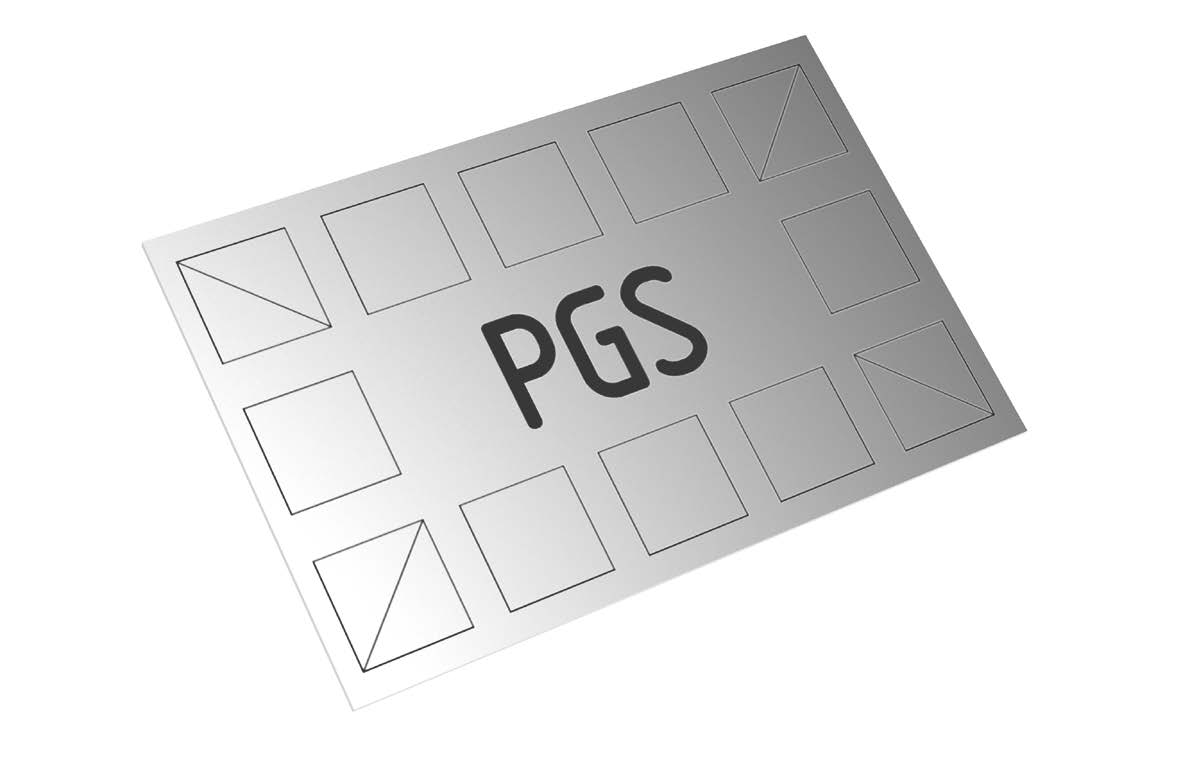 PGS — Engraved Stainless Steel Plates — Partex plate