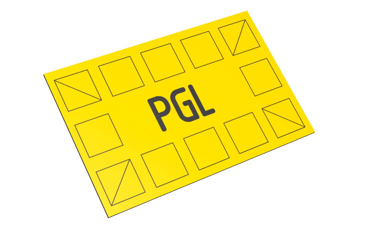 PGL — Engraved Plates of Double-Layer Laminate — Partex plate