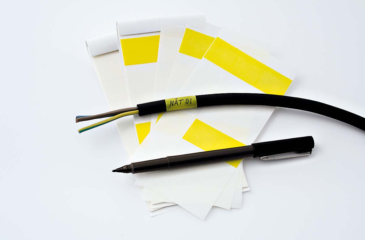 MT310 Self-Laminating Cable Labels — Rolls (Thermal Transfer) — Partex wire and cable marker