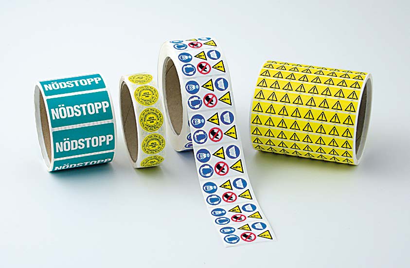 Safety Labels — Partex custom label