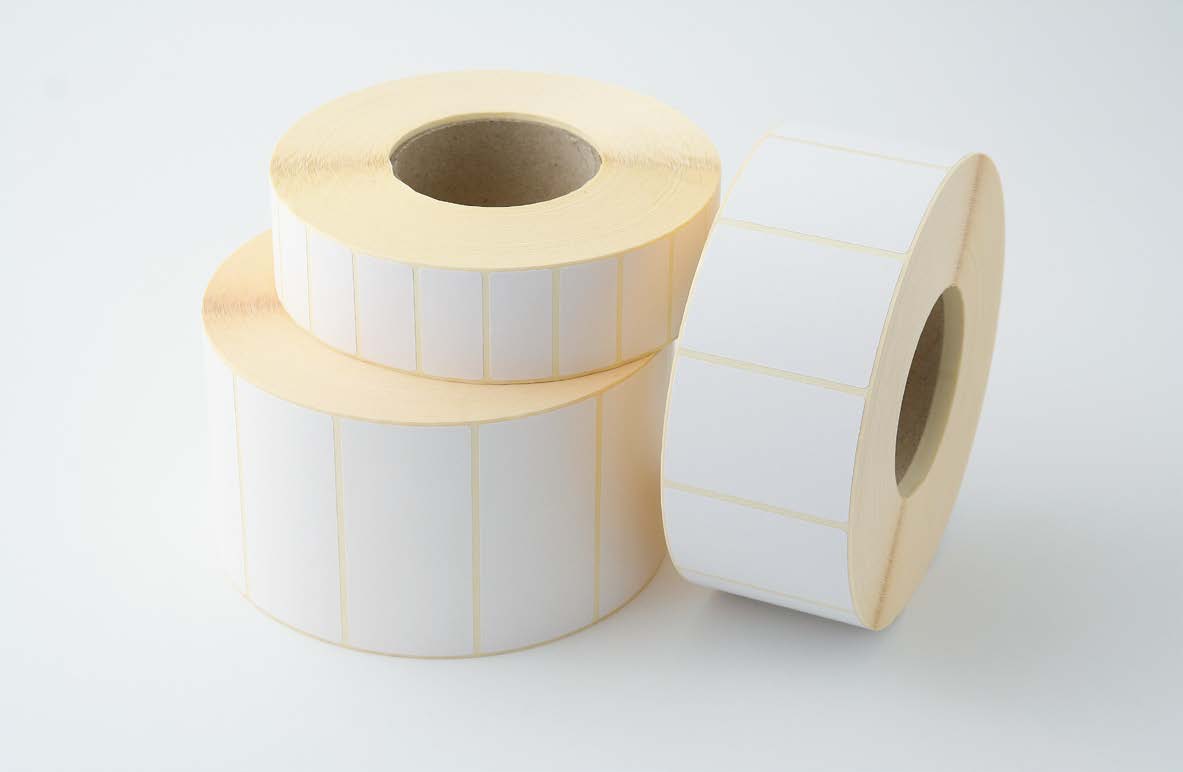 Thermal Transfer Labels — White Matt Paper, Core 76 mm — Partex label roll