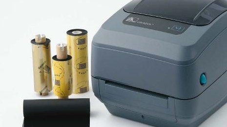 Thermal Transfer Films — Zebra for CAB, Zebra TLP 2824, black, 74 m — Partex marking device