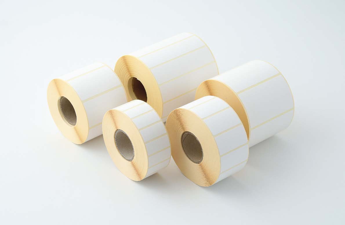 Thermal Labels — Matt White Thermal Paper, Core 38 mm — Partex label roll