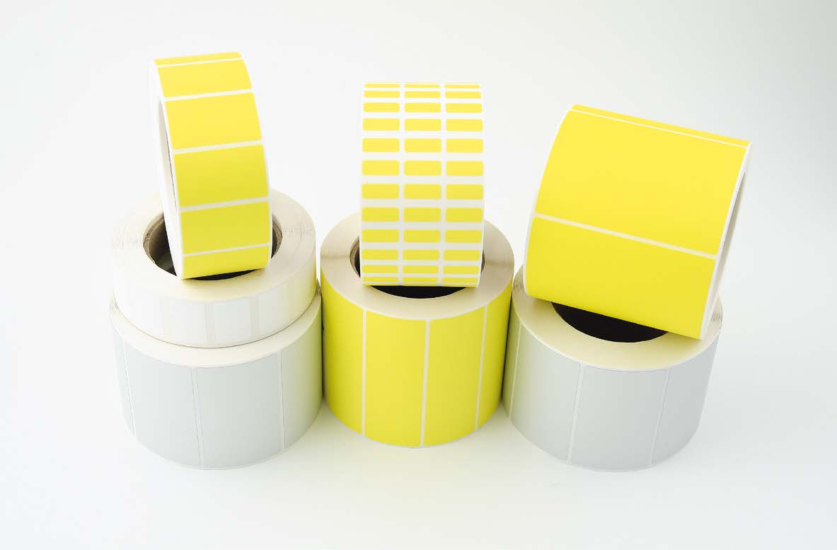 MT300 Matt Polyester Labels on Rolls — Core 76 mm — Partex label roll