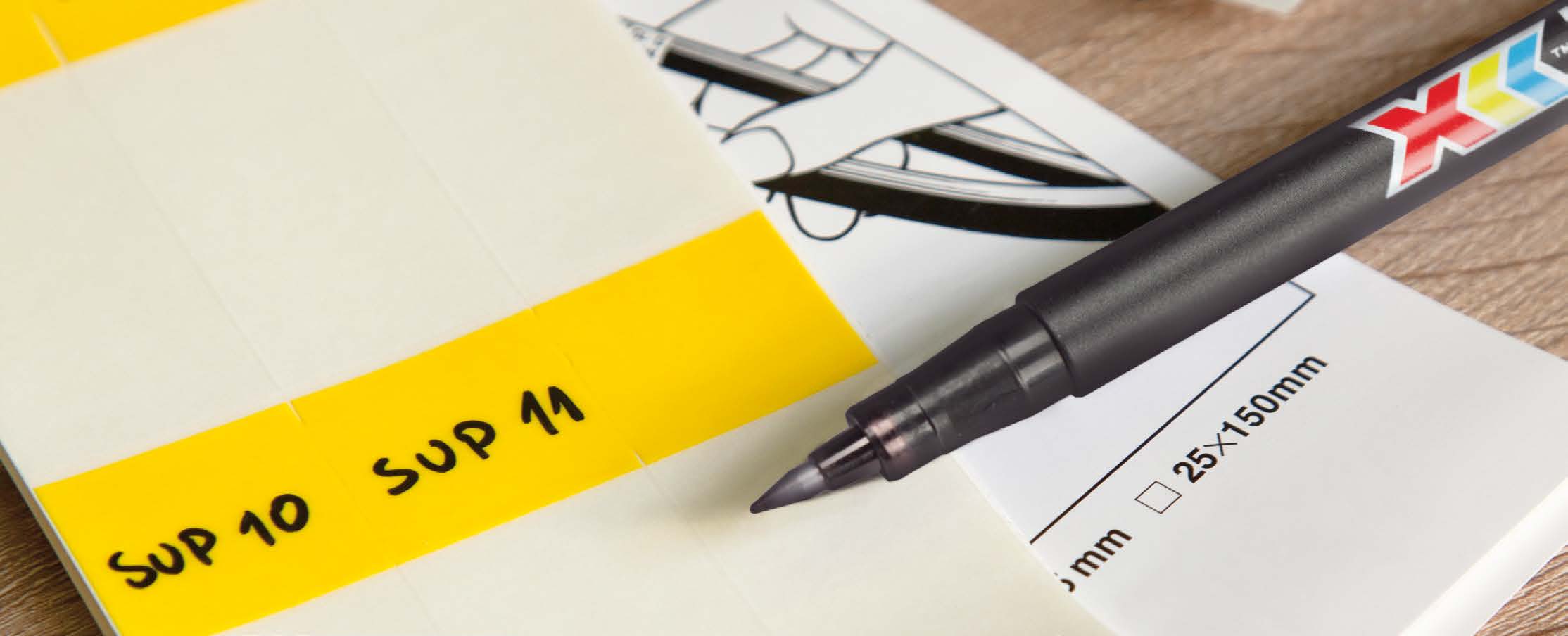 MT304 Self-Laminating Cable Labels — Booklets (Manual Description) — Partex wire and cable marker