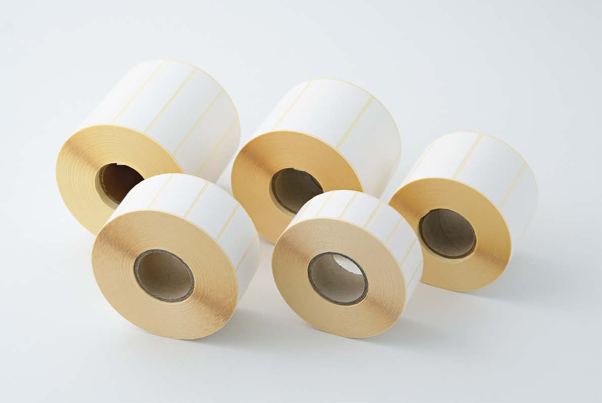 PE Labels — Synthetic, Moisture-Resistant — Partex label roll