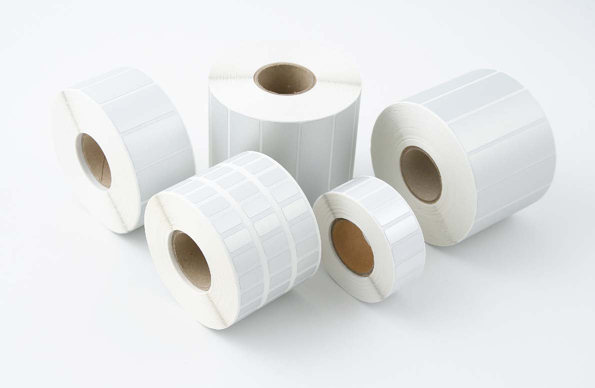 Polyester Labels on Rolls — Partex label roll family