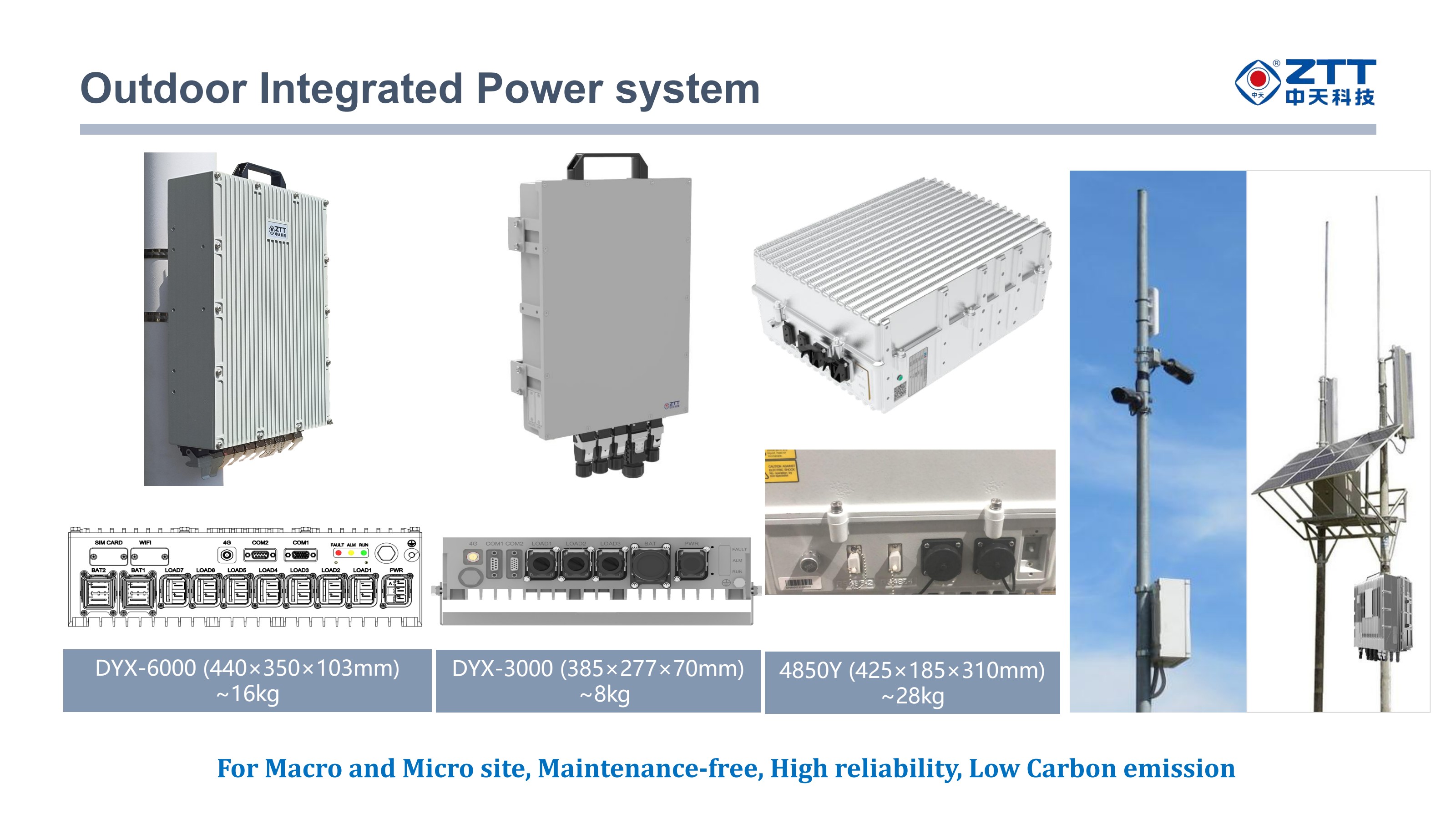 Outdoor Integrated Power System (DYX-3000 / DYX-6000)