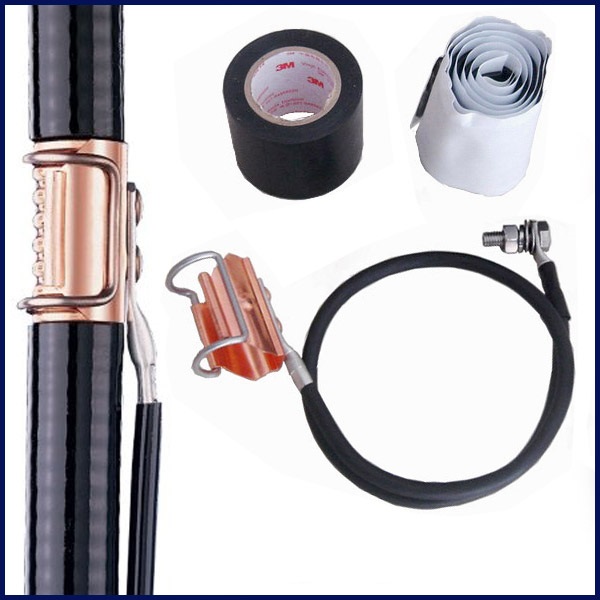 Clip-on Grounding Kit for 7/8" Coaxial Cable